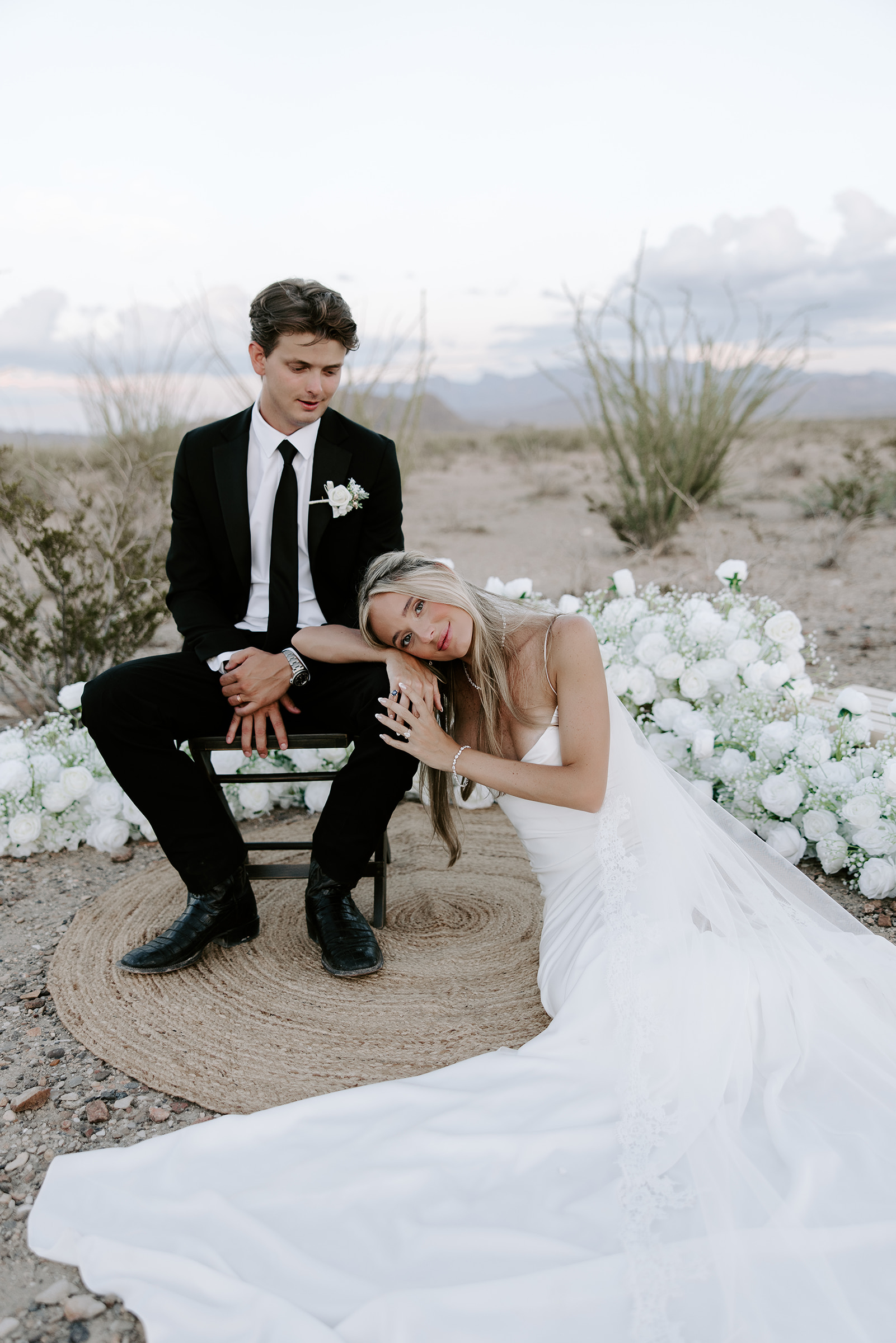 Abby and Luke wedding portrait