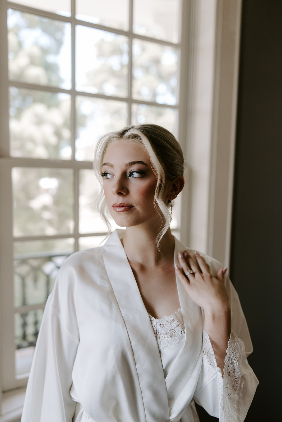 Claire and Nick's Sandlewood Manor wedding: Getting Ready, selected photograph 149