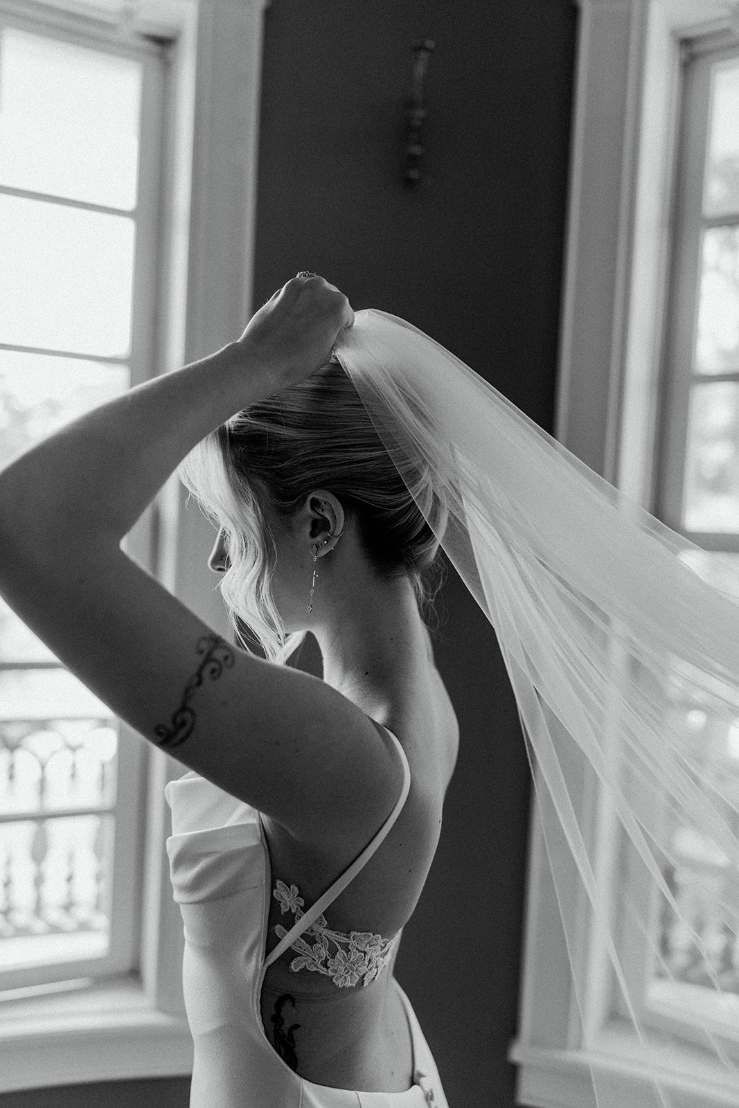 Claire and Nick's Sandlewood Manor wedding: Getting Ready, selected photograph 155