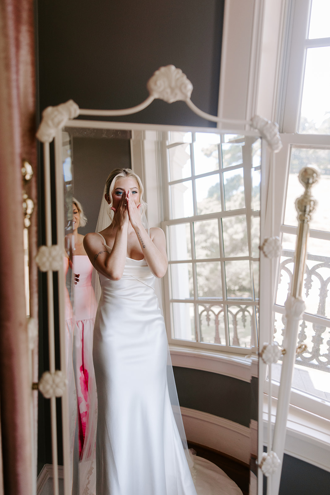 Claire and Nick's Sandlewood Manor wedding: Getting Ready, selected photograph 157