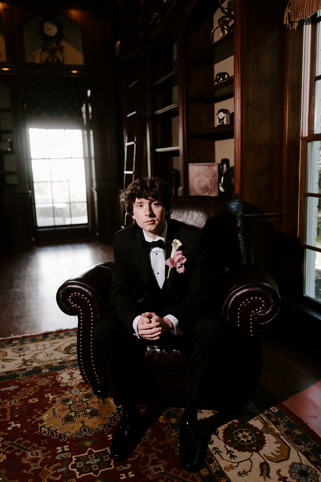 Claire and Nick's Sandlewood Manor wedding: Getting Ready, selected photograph 192