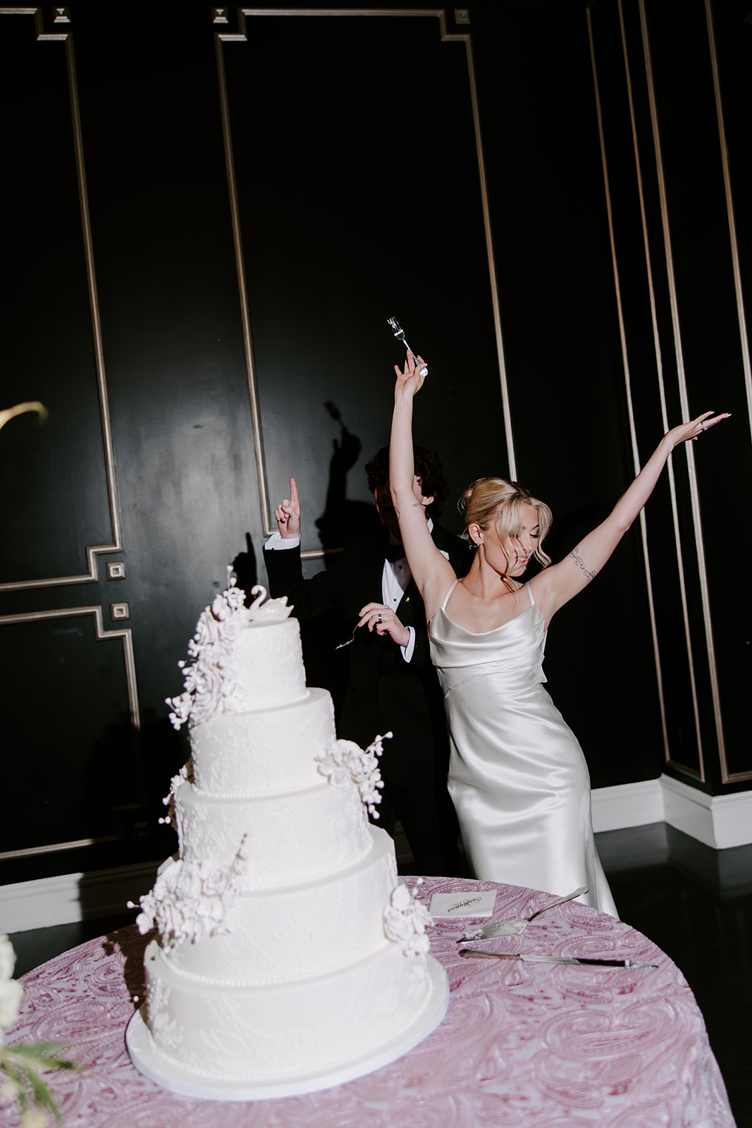 Claire and Nick's Sandlewood Manor wedding: Cut the Cake, selected photograph 843