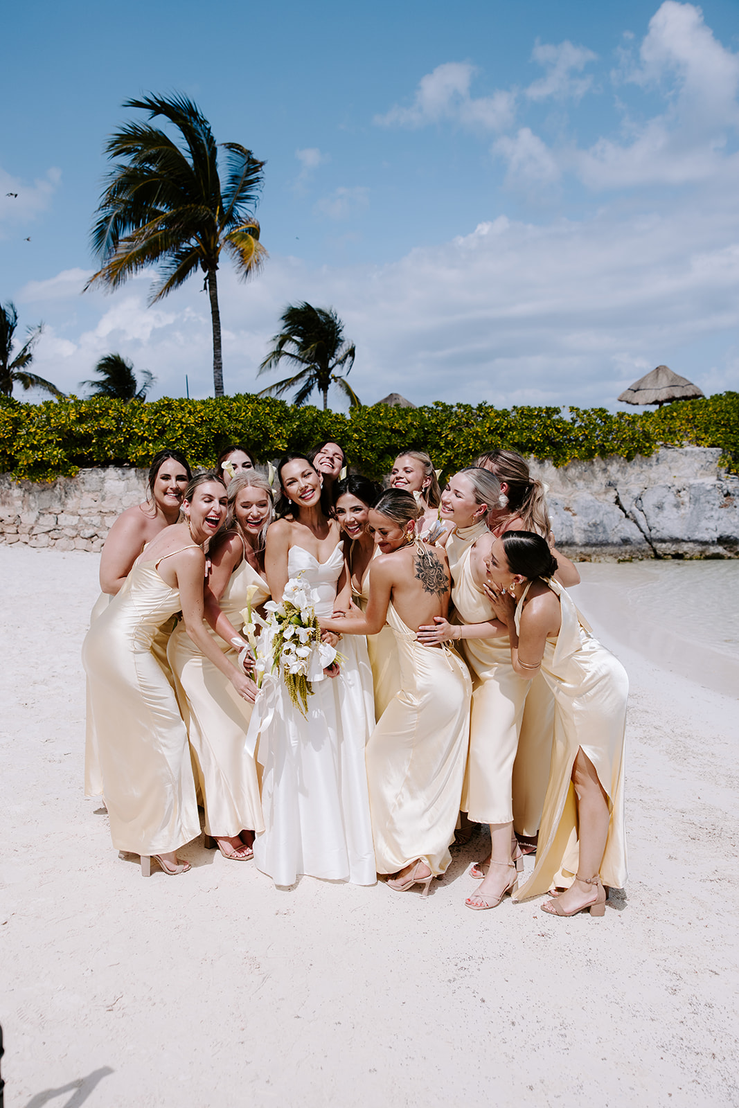 Gabby and Anthony's Riviera Maya wedding: Wedding Party, selected photograph 673