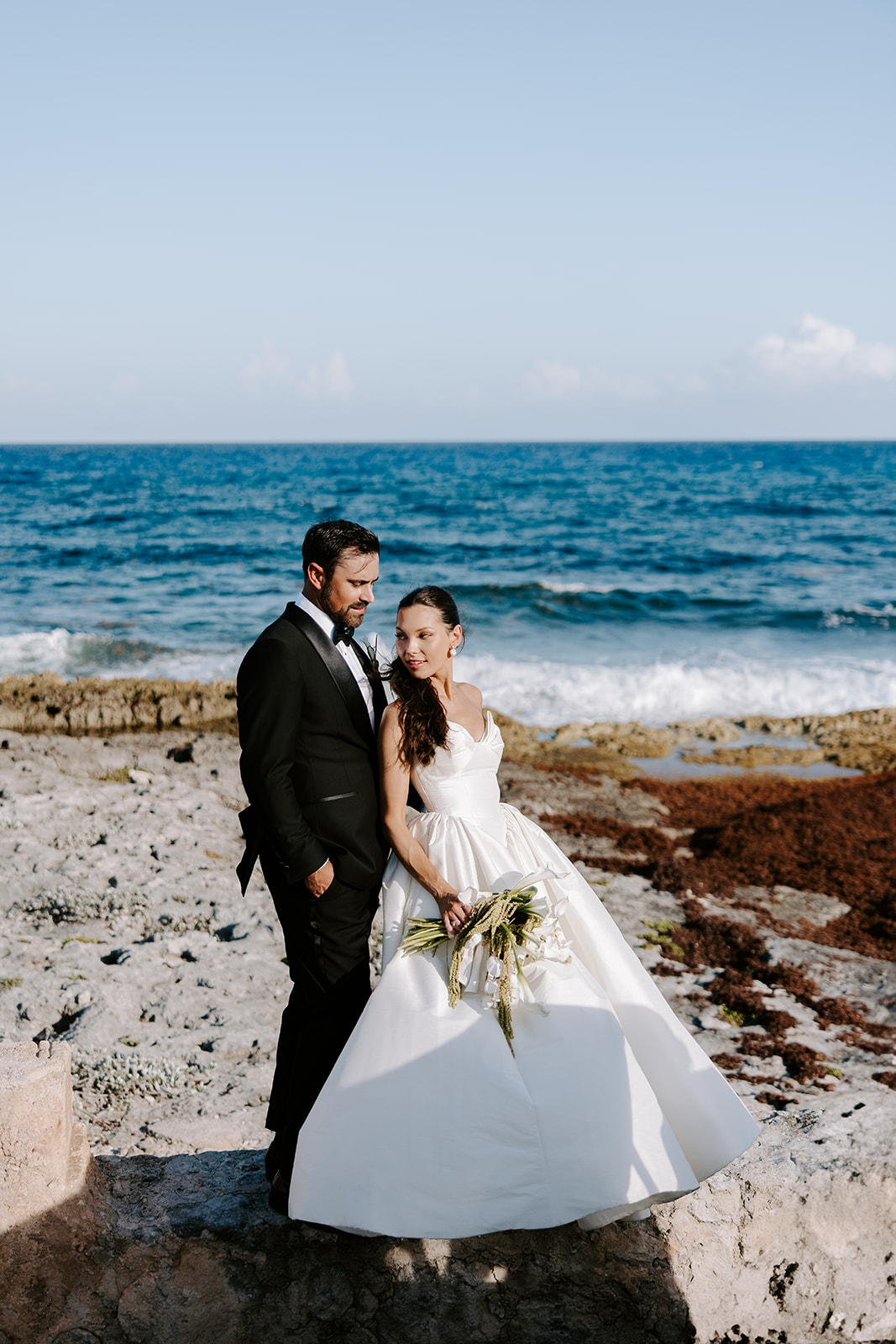 Gabby and Anthony's Riviera Maya wedding: Bride & Groom, selected photograph 1046