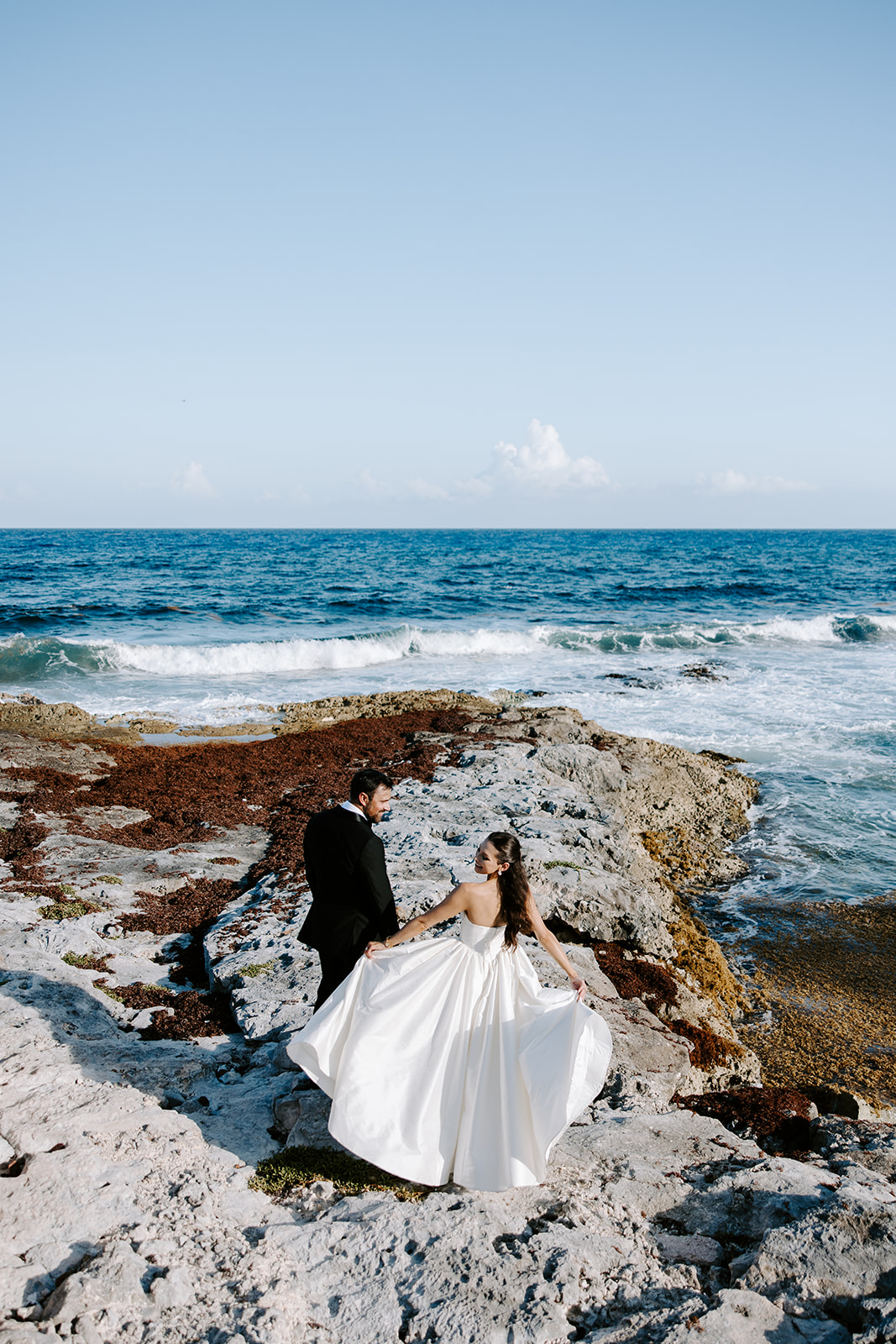 Gabby and Anthony's Riviera Maya wedding: Bride & Groom, selected photograph 1055