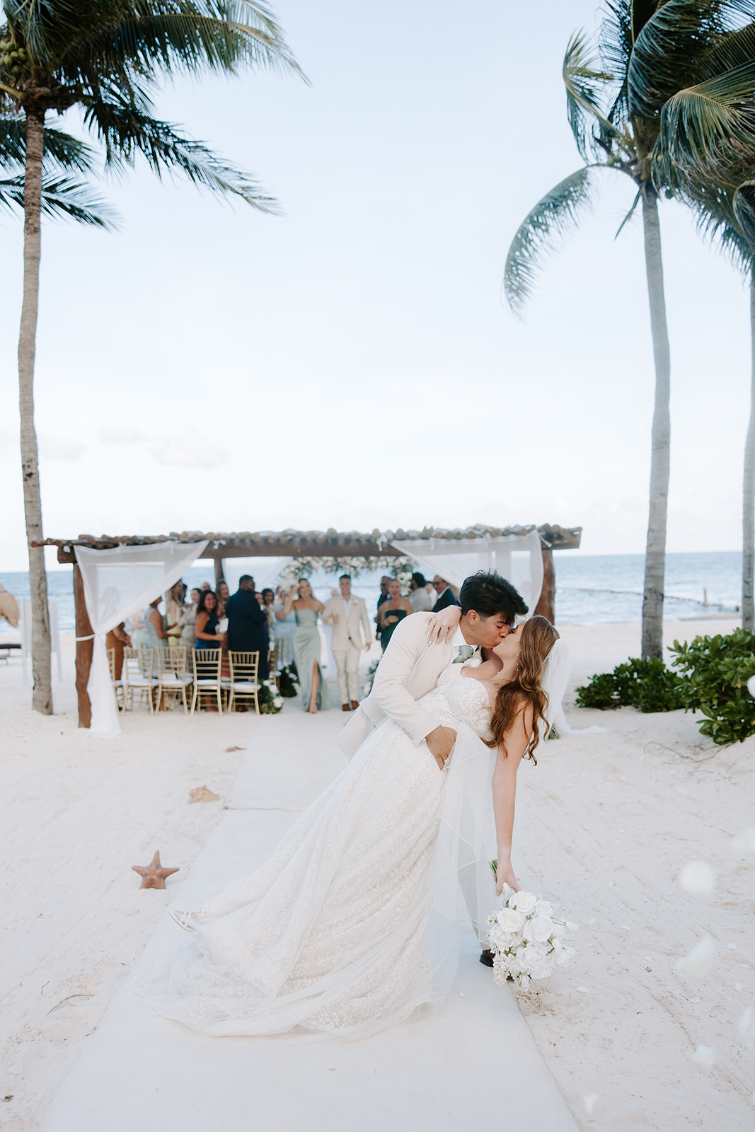 Kennedy and Oscar's Cancun wedding: Ceremony, selected photograph 575