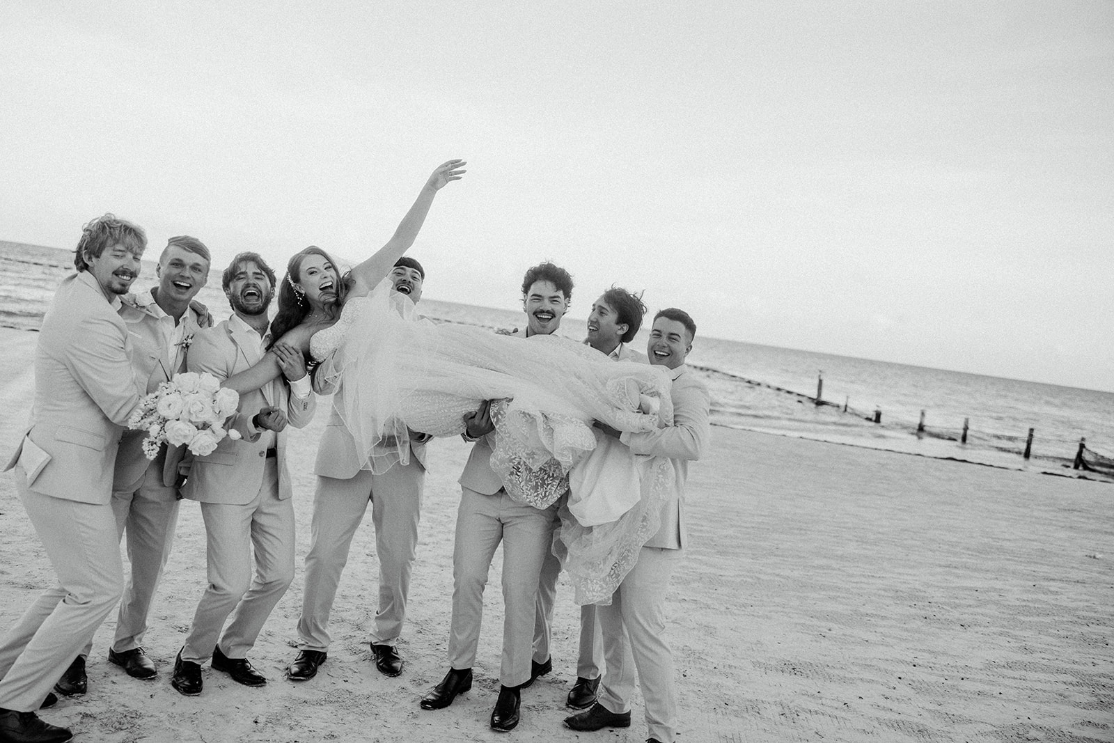 Kennedy and Oscar's Cancun wedding: Wedding Party, selected photograph 408
