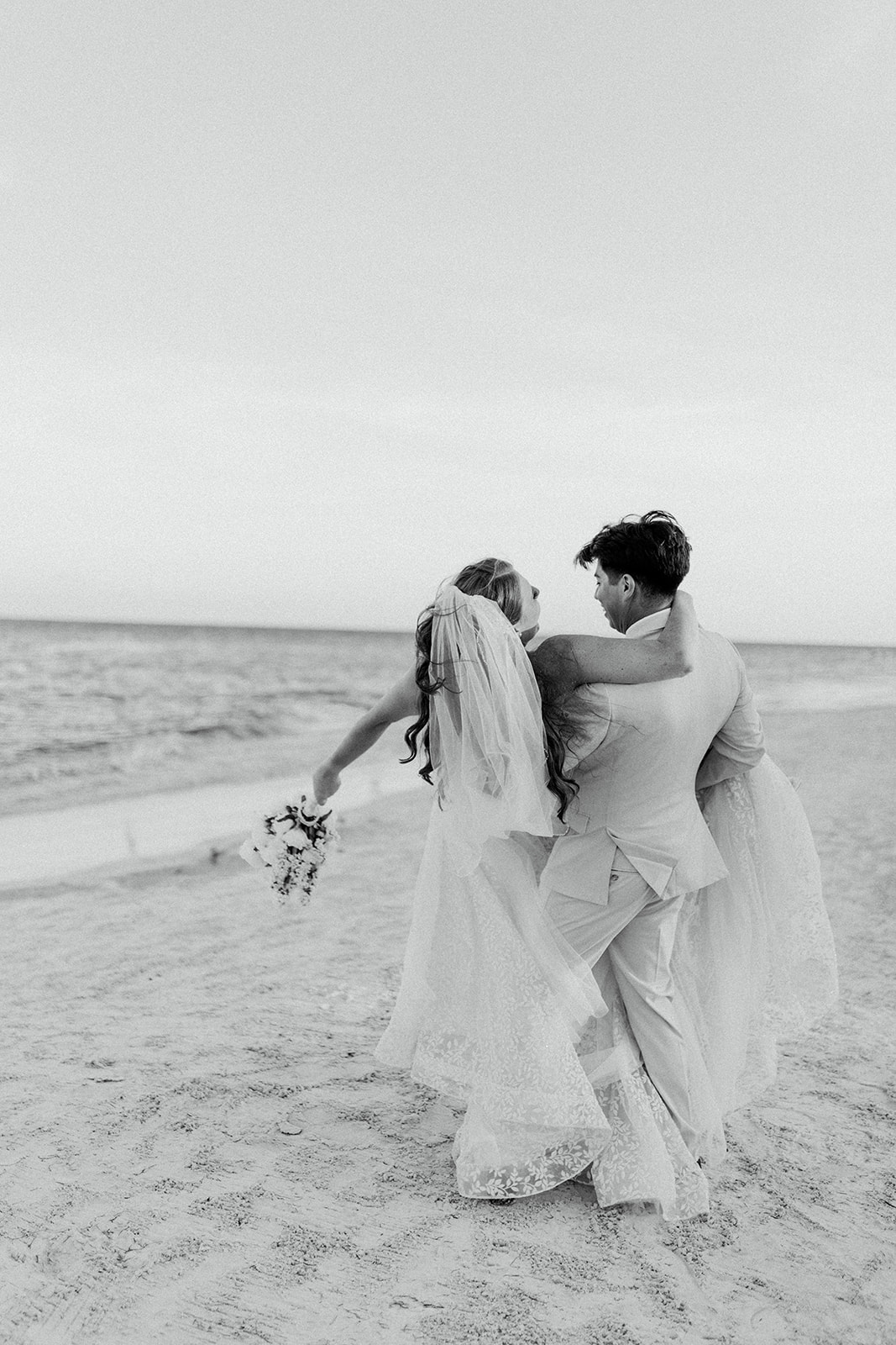 Kennedy and Oscar's Cancun wedding: Bride & Groom, selected photograph 684