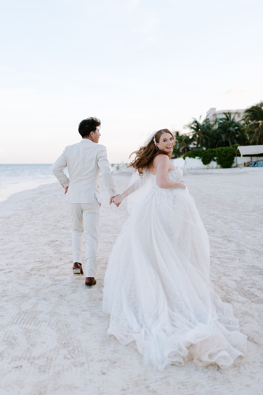 Kennedy and Oscar's Cancun wedding: Bride & Groom, selected photograph 695