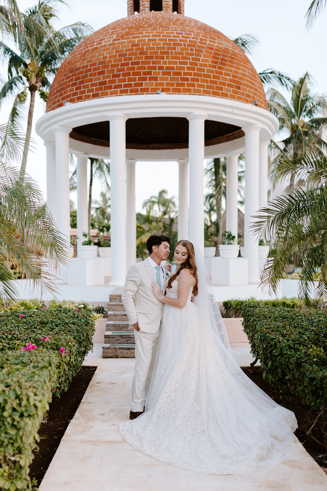Kennedy and Oscar's Cancun wedding: Bride & Groom, selected photograph 707
