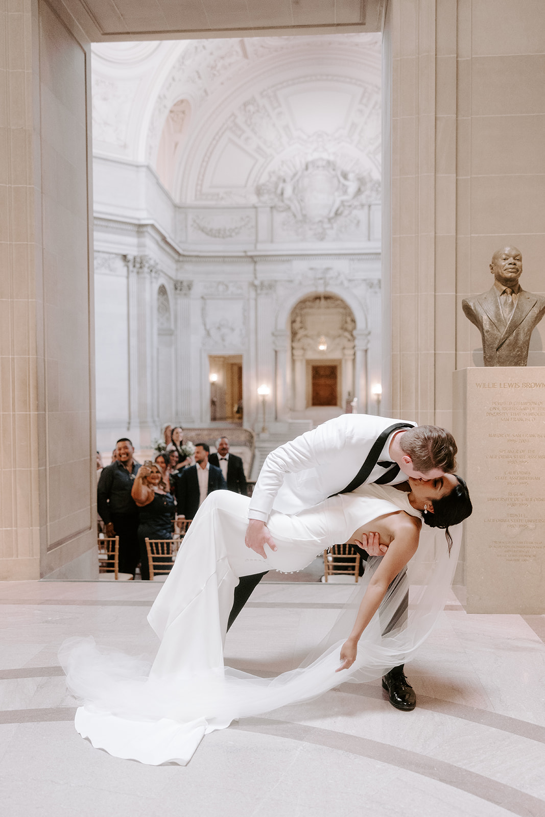 Loghan and Scotty's San Francisco wedding: City Hall - Ceremony, selected photograph 346