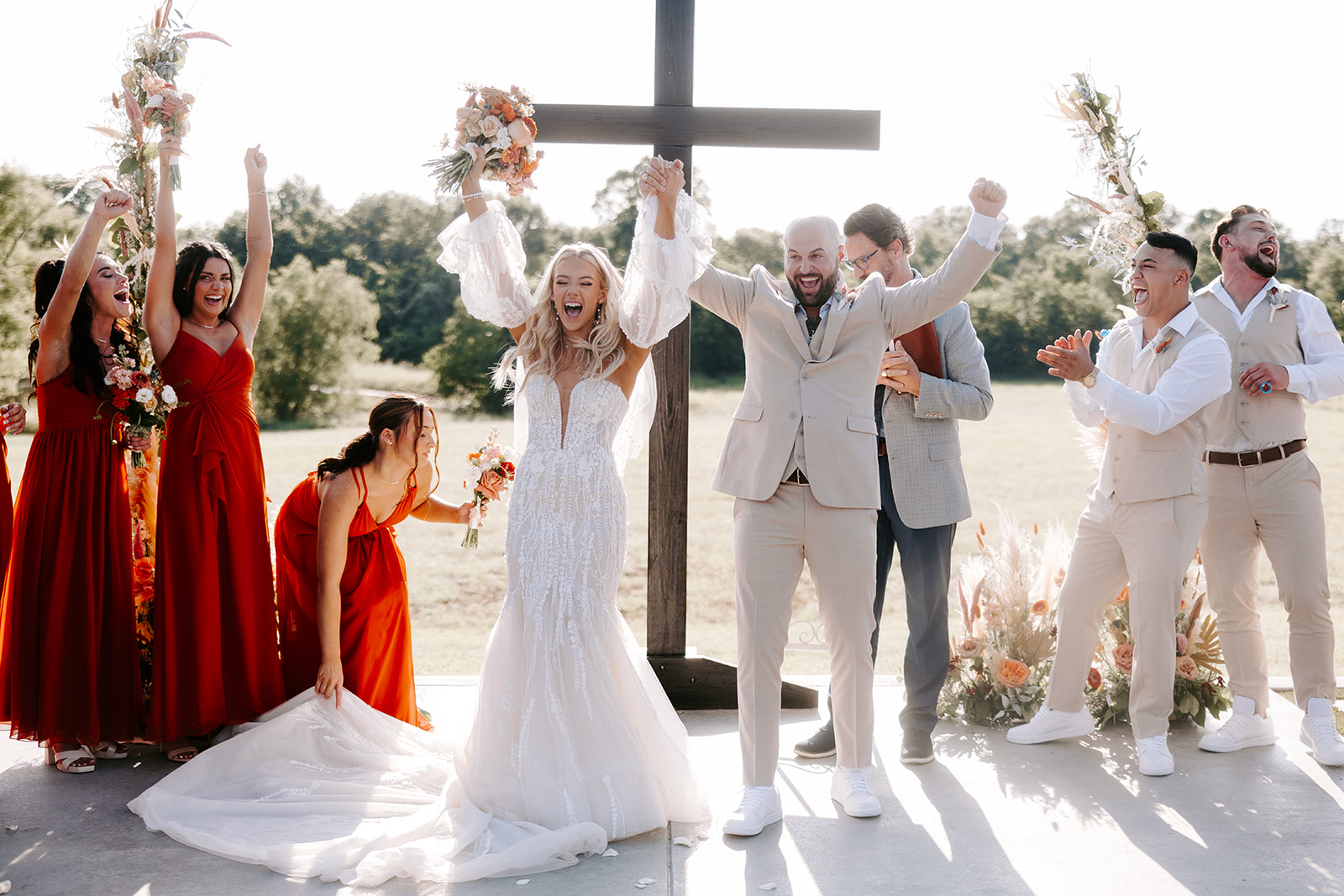 Madi and Brian's wedding at The Homestead: Ceremony, selected photograph 666