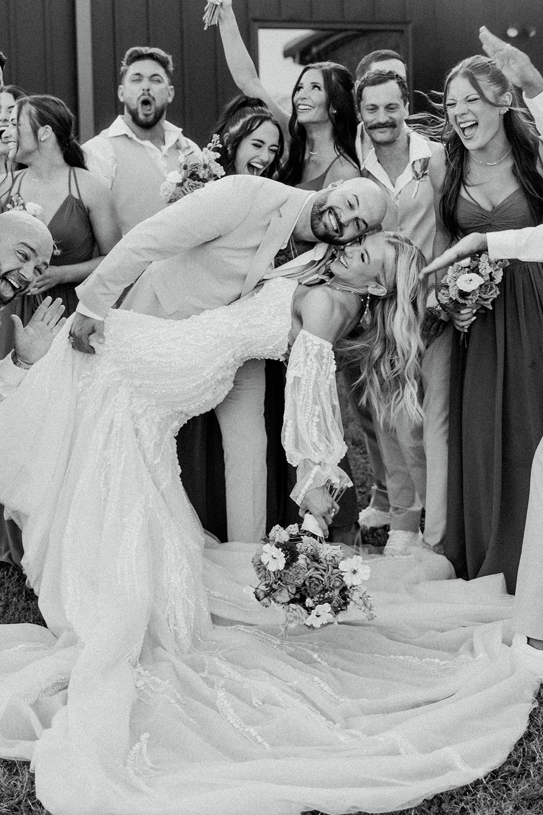 Madi and Brian's wedding at The Homestead: Wedding Party, selected photograph 855