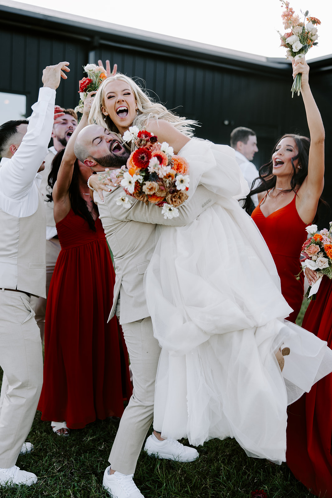 Madi and Brian's wedding at The Homestead: Wedding Party, selected photograph 892