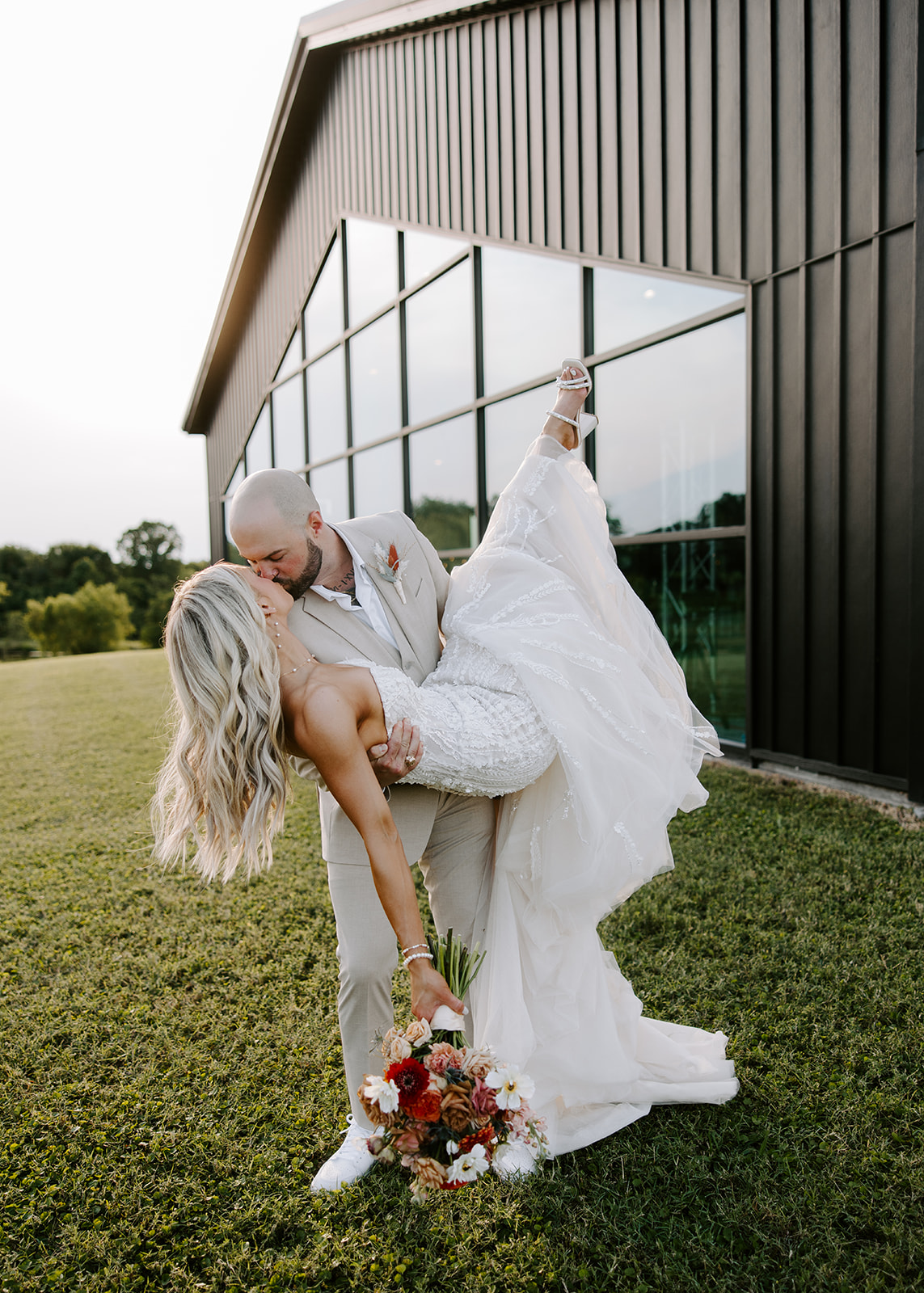 Madi and Brian's wedding at The Homestead: Bride & Groom, selected photograph 948