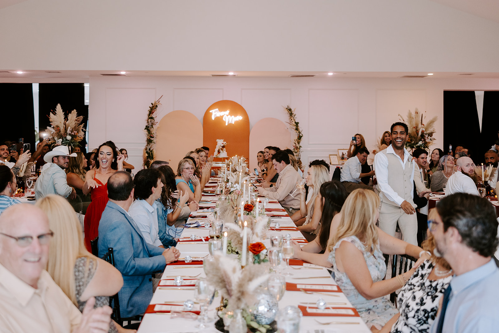 Madi and Brian's wedding at The Homestead: Reception, selected photograph 1063