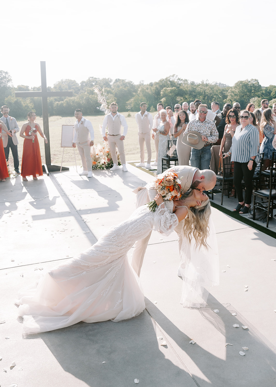 Madi and Brian's wedding at The Homestead: Ceremony, selected photograph 675