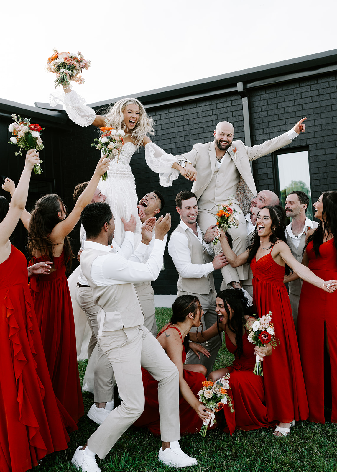 Madi and Brian's wedding at The Homestead: Wedding Party, selected photograph 879
