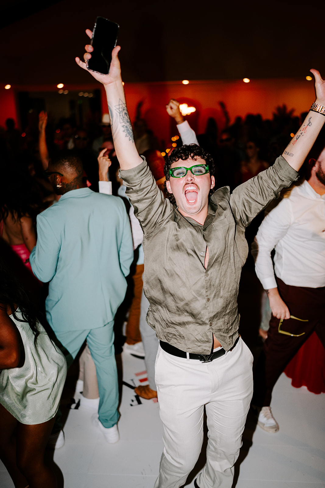 Madi and Brian's wedding at The Homestead: Reception, selected photograph 1331