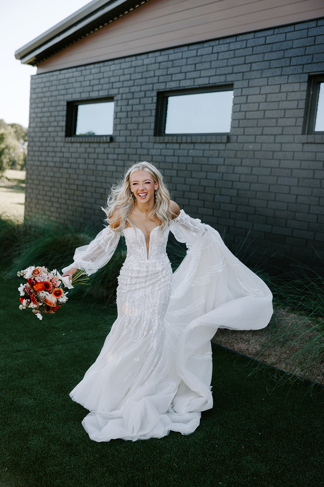 Madi and Brian's wedding at The Homestead: Bride & Groom, selected photograph 910