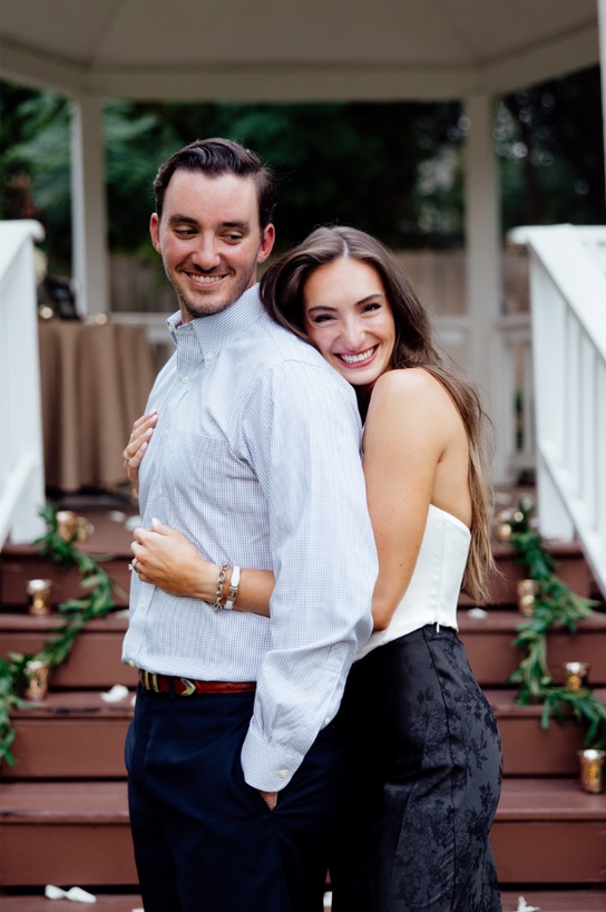 Proposal details and candid reactions