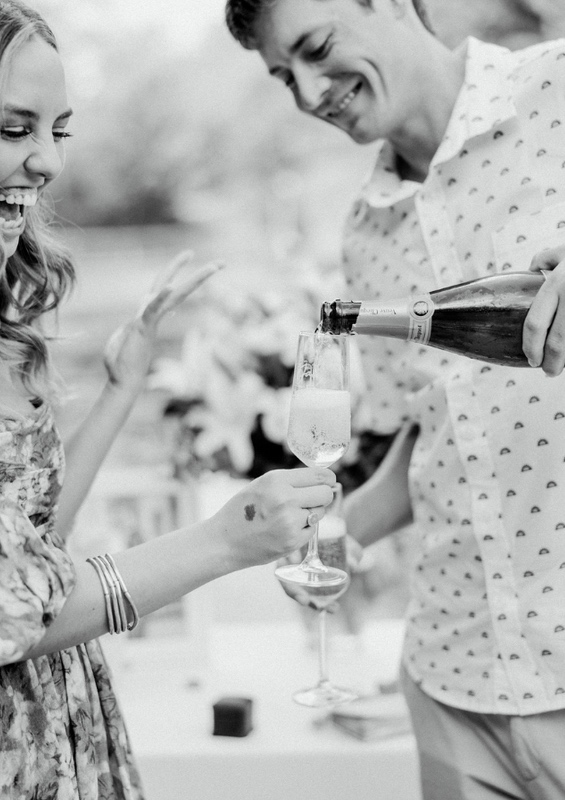 The moment of a surprise proposal
