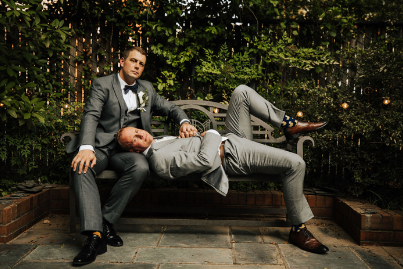 Wedding photograph accompanying Orry Clayborne’s review