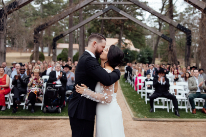 Wedding photograph accompanying Remington Wells’s review